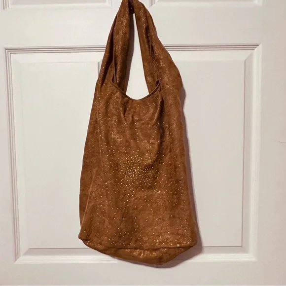 Vintage | Bag | Faux Suede Metallic Studs - Picture 3 of 7